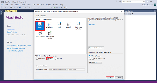 Custom Validation Attribute In ASP.NET MVC